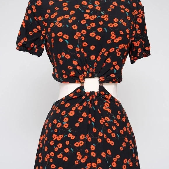 STAUD‎ | Calypso Poppy Cut-Out Dress - Picture 9 of 14